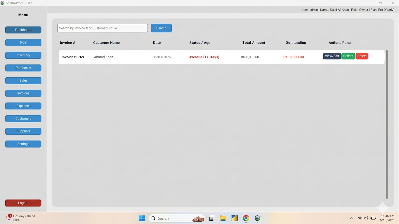 Invoices Records